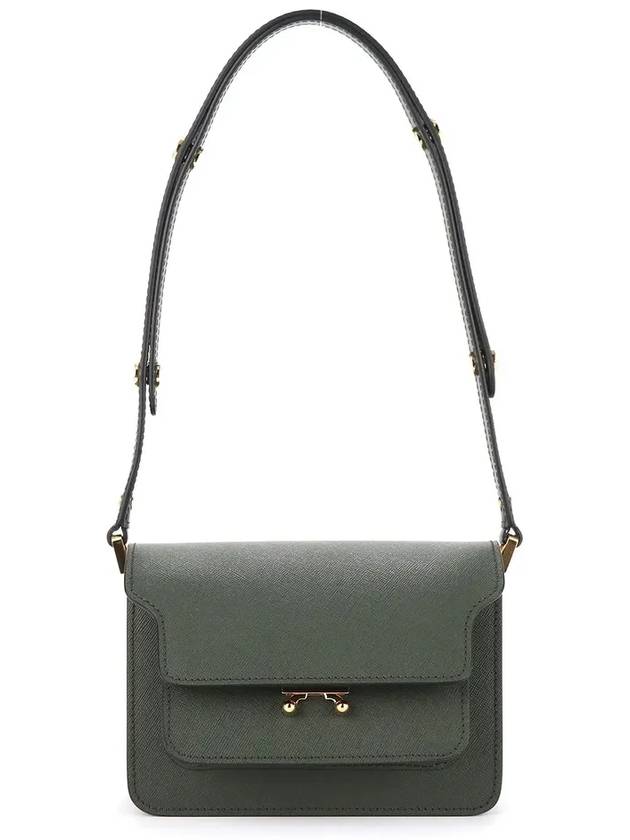 Saffiano Trunk Mini Shoulder Bag Olive Green - MARNI - BALAAN 6