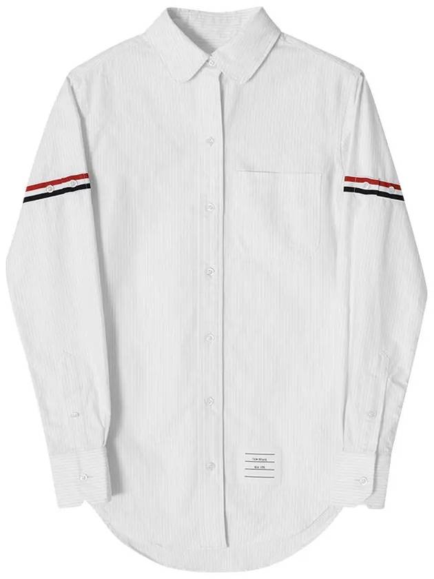 Women's Armband University Striped Oxford Shirt Light Pink - THOM BROWNE - BALAAN 2