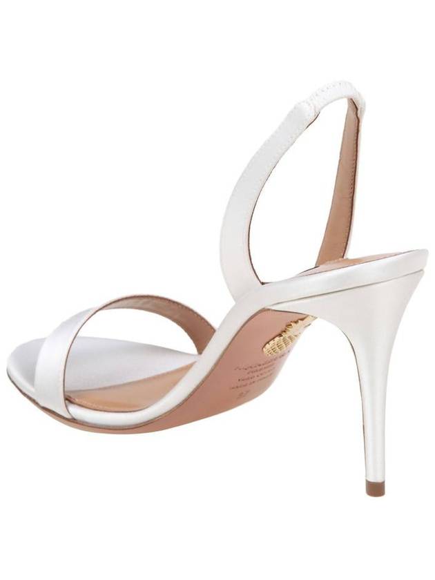 Aquazzura Sandal In Satin Fabric - AQUAZZURA - BALAAN 4