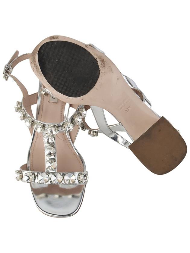 5X978C Crystal Strap Sandals 38 1 233749 2 - MIU MIU - BALAAN 7