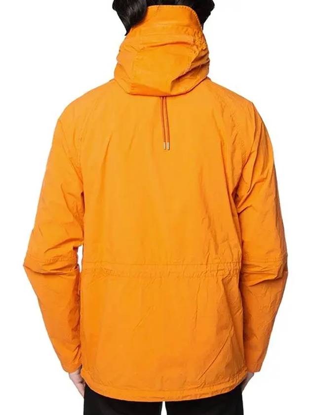 Mid Layer Flap Pocket Hooded Jacket Orange - TEN C - BALAAN 5