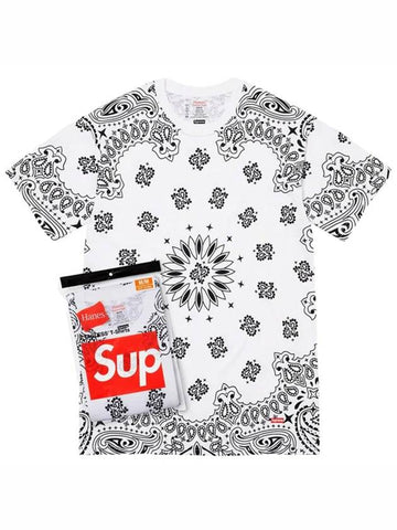 FW22A60 WT Harness Bandana Tagless 2 Pack Short Sleeve TShirt White TShirt TSH - SUPREME - BALAAN 1