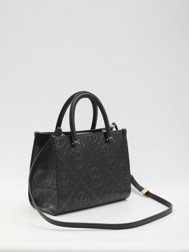 T Monogram Embossed Square Tote Bag - TORY BURCH - BALAAN 2