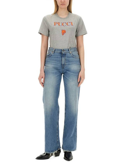 T-SHIRT WITH LOGO - EMILIO PUCCI - BALAAN 2