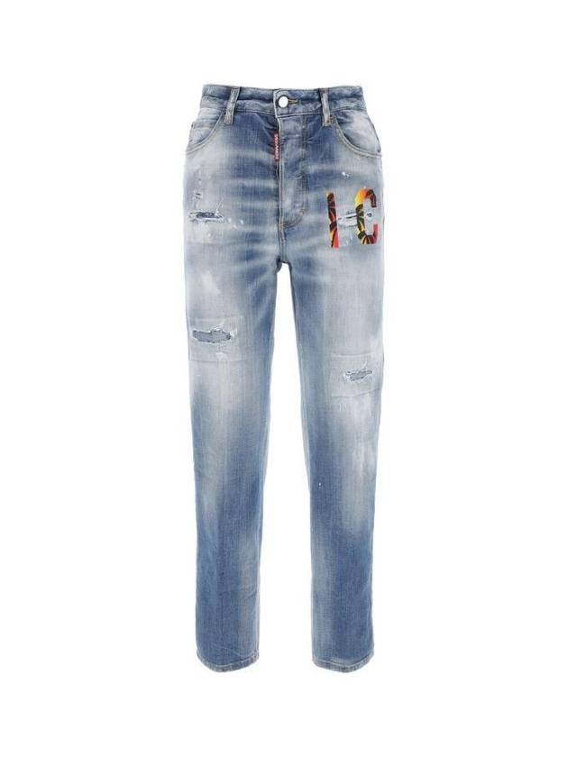 Stretch Denim Sunset Boston Jeans S80LA0045S30664 470 M0440033382 - DSQUARED2 - BALAAN 1