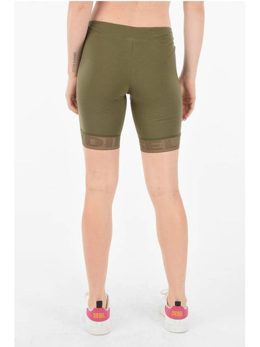 Mesh Short Leggings A03135 OSEAF Khaki WOMENS XS - DIESEL - BALAAN 2