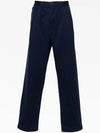 Logo Patch Straight Pants Navy - POLO RALPH LAUREN - BALAAN 2