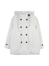 Women's Hooded Jacket White - BRUNELLO CUCINELLI - BALAAN 11