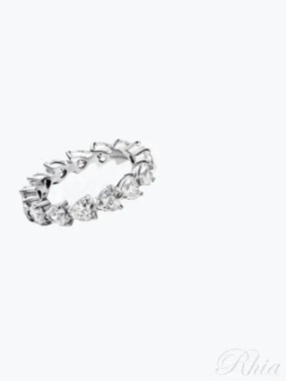 Row Of Hearts Eternity Ring Silver - PANDORA - BALAAN 2