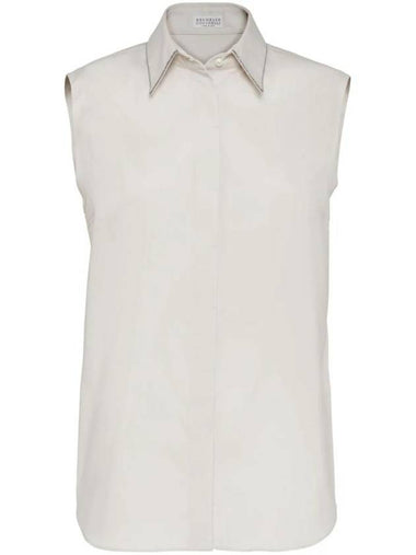 Plain Sleeveless Shirt M0091MA616C9443 - BRUNELLO CUCINELLI - BALAAN 1