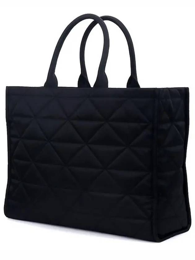 Re-Nylon Shopping Tote Bag Topstitching Black - PRADA - BALAAN 5
