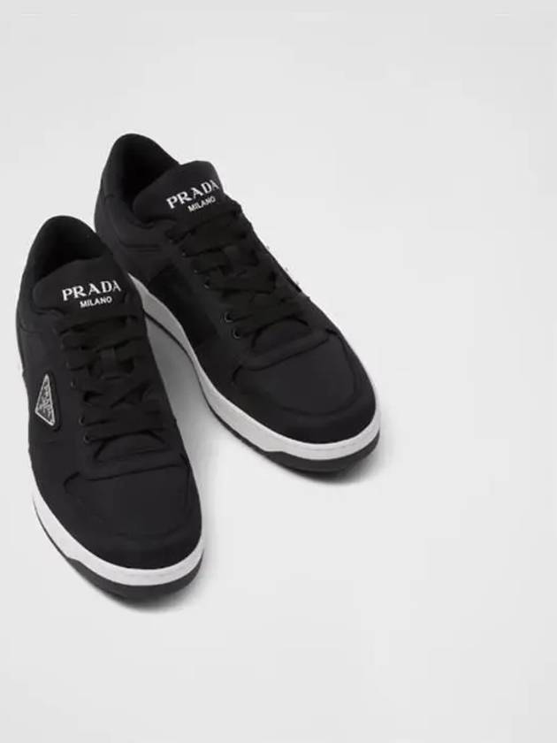 Re-Nylon Low Top Sneakers Black - PRADA - BALAAN 5