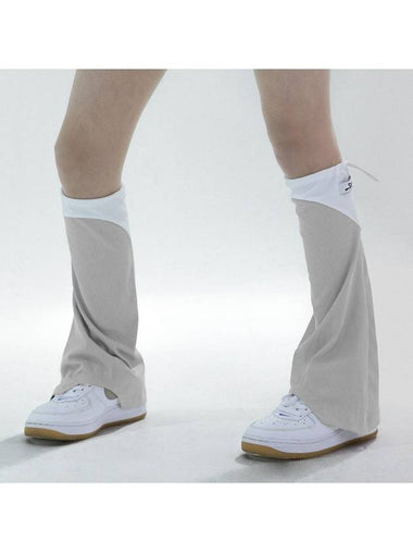 X String Leg Warmer White Beige - SENIK - BALAAN 1