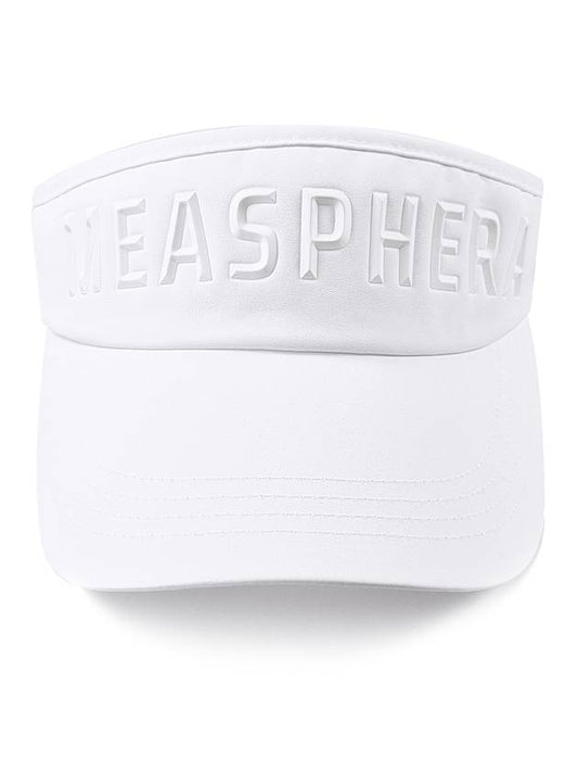 EMBOSSED LOGO VISOR WHITE - MEASPHERA - BALAAN 2