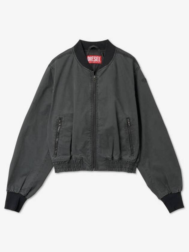 G Rail P1 Bomber Jacket Black - DIESEL - BALAAN 2