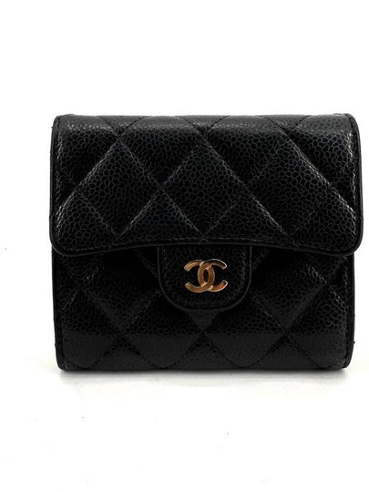 Caviar gold flap bi fold wallet - CHANEL - BALAAN 2