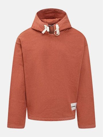 Logo Patch Hoodie Red - JIL SANDER - BALAAN 1