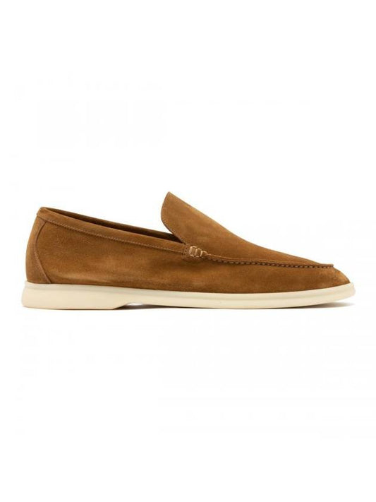 Summer Work Suede Loafers Tan Brown - LORO PIANA - BALAAN 1