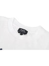 Mae Pique Mesh Short Sleeve T-Shirt White - A.P.C. - BALAAN 4