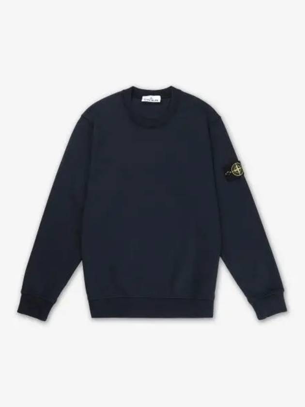 6100044 Organic Cotton Fleece Sweatshirt Navy - STONE ISLAND - BALAAN 2