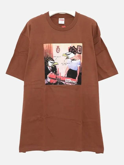 Antihero Curves Printing Short Sleeve Men s T Shirt SS22T41 BROWN - SUPREME - BALAAN 2