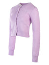 Pearl Button Back Stitch Angora Short Cardigan Lavender - MAISON MARGIELA - BALAAN 3