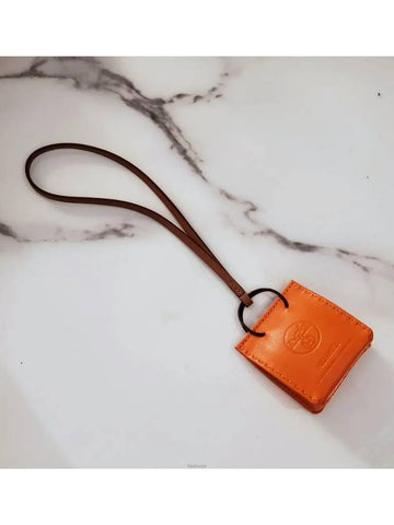 Orange charm bag decoration - HERMES - BALAAN 1