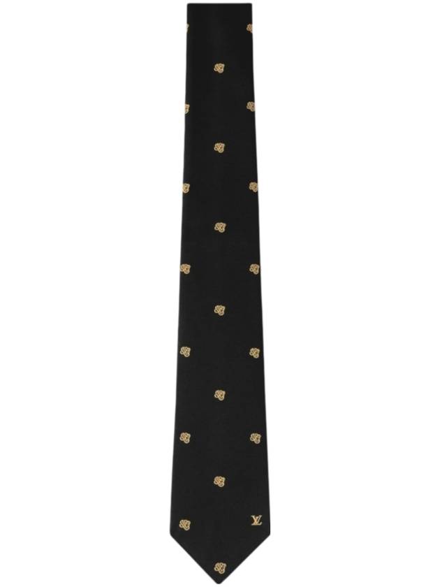 LV Dynasty Evening Tie Black - LOUIS VUITTON - BALAAN 1