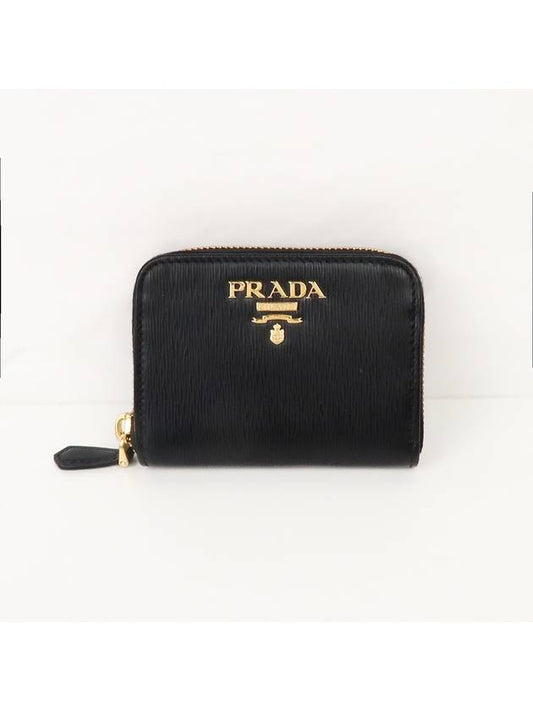 Vitello Move Leather Coin Wallet Black - PRADA - BALAAN 2