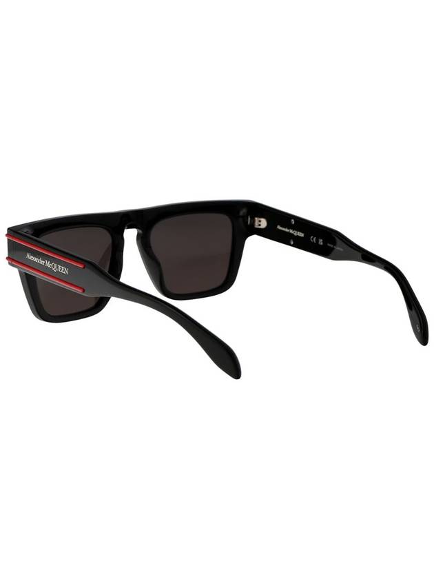 Sunglasses AM0397S 003 003 BLACK BLACK GRAY - ALEXANDER MCQUEEN - BALAAN 5