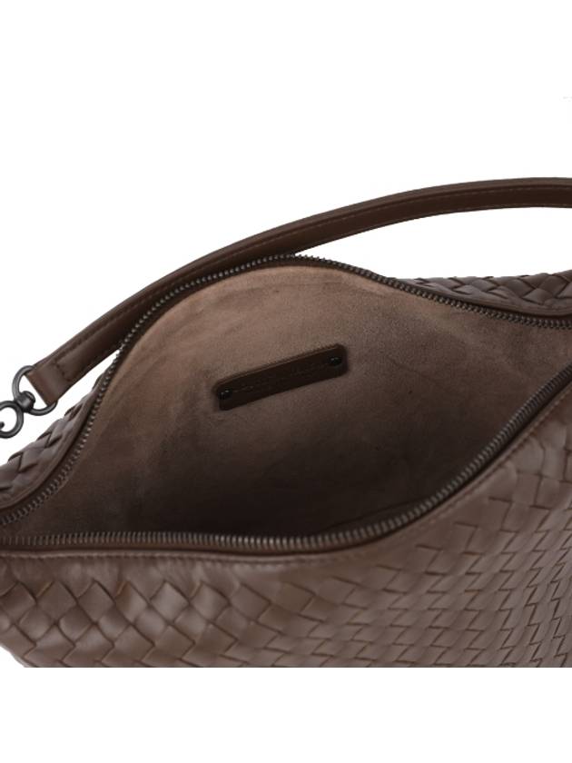 Intrecciato Napa Leather Shoulder Bag Brown - BOTTEGA VENETA - BALAAN 6