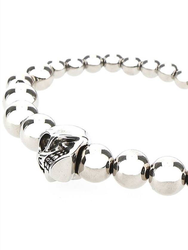 Skull Bracelet Silver - ALEXANDER MCQUEEN - BALAAN 3