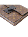 Louis Vuitton M80560 Monogram Macassar S Lock A4 Pouch - LOUIS VUITTON - BALAAN 8