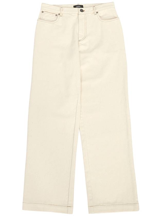 New Sailor Straight Leg Jeans Ecru - A.P.C. - BALAAN 2