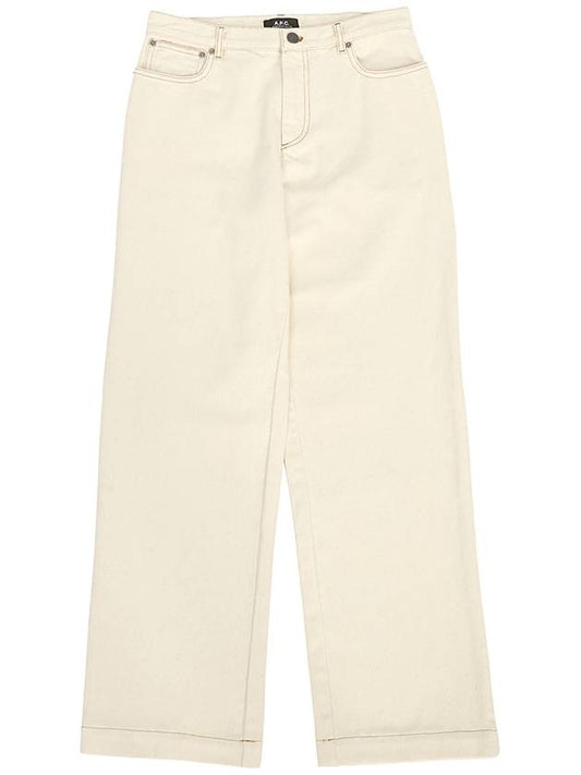 New Sailor Straight Leg Jeans Ecru - A.P.C. - BALAAN 2