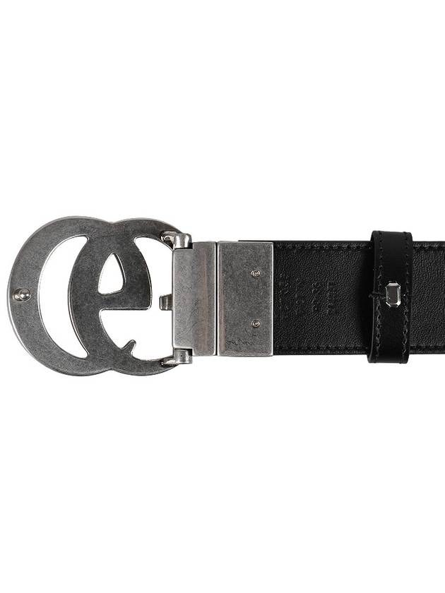 GG Marmont Reversible Leather Belt Beige - GUCCI - BALAAN 7