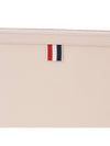 Diagonal Medium Document Case Clutch Bag Light Pink - THOM BROWNE - BALAAN 10