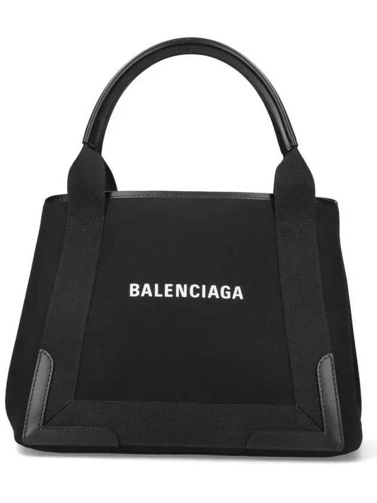 Logo Small Canvas Tote Bag Black - BALENCIAGA - BALAAN 2