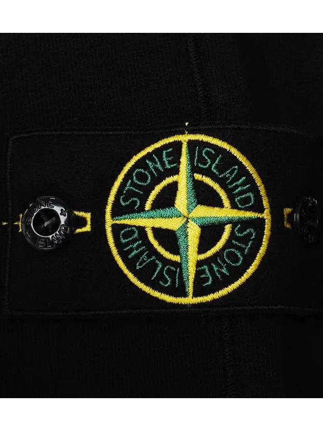 Wappen Patch Old Regular Fit Shorts Black - STONE ISLAND - BALAAN 5