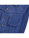 Worker Moleskin Jacket Cobalt Blue - MAISON MARGIELA - BALAAN 8