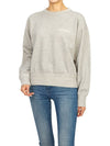 Shard Logo Print Sweatshirt Grey - ISABEL MARANT - BALAAN 8