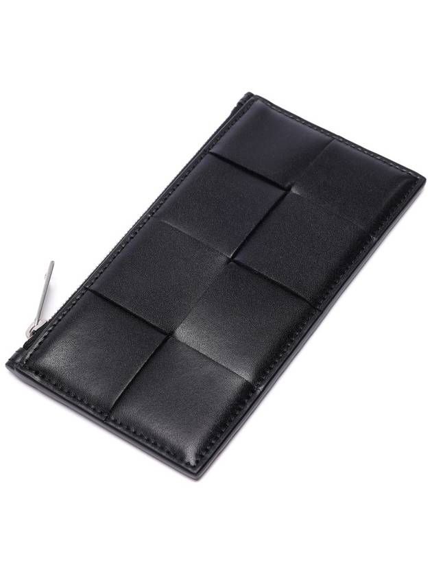 Zipper Long Wallet Black - BOTTEGA VENETA - BALAAN 6