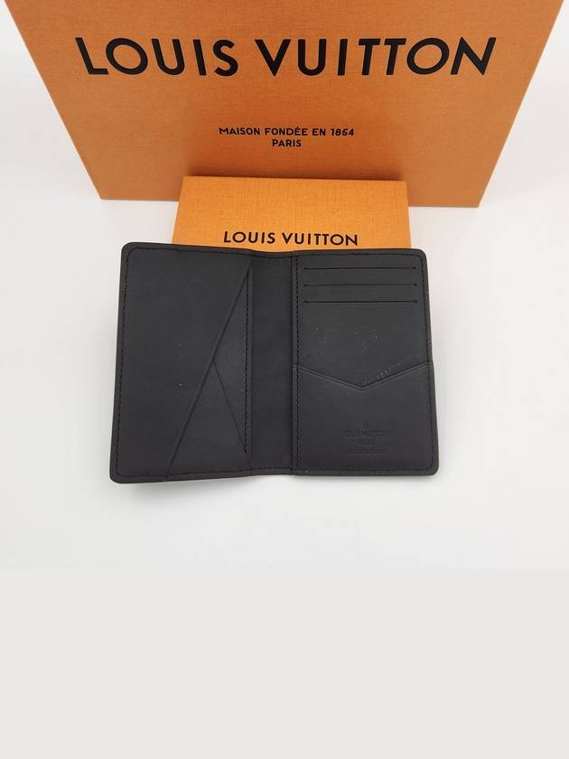 Monogram Shadow Pocket Organizer Card Wallet Black - LOUIS VUITTON - BALAAN 6