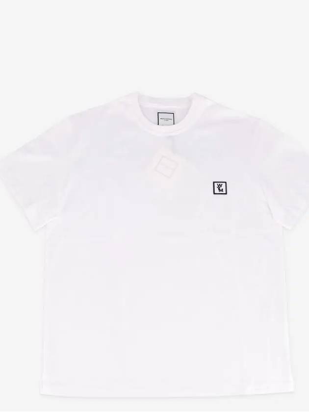 Men's Back Logo Cotton Short Sleeve T-Shirt White - WOOYOUNGMI - BALAAN 3