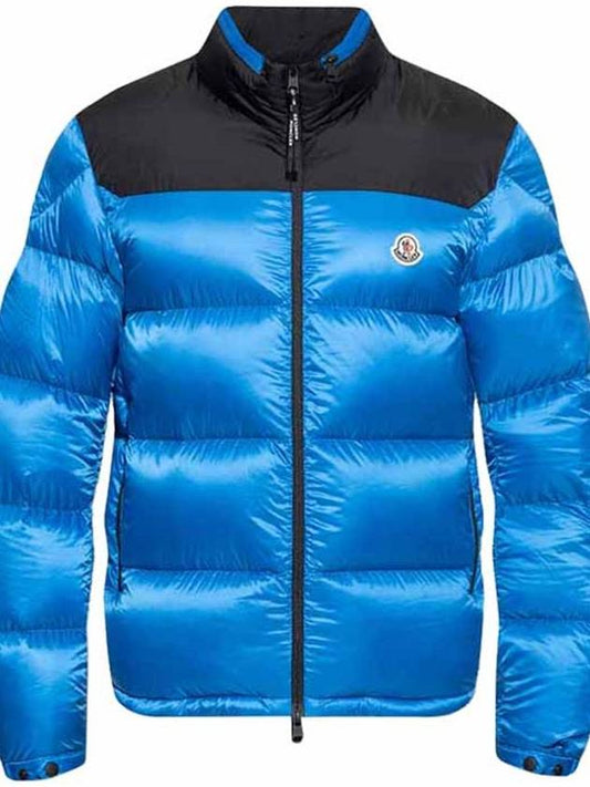 Moncler 1A00147 5967G 725 PEUPLIER Blue Black Men s Padding - MONCLER - BALAAN 1