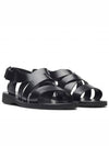 Noumea Sandals Black - PARABOOT - BALAAN 4