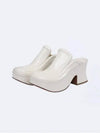 Square Toe Lambskin Wedge Heel String - BOTTEGA VENETA - BALAAN.