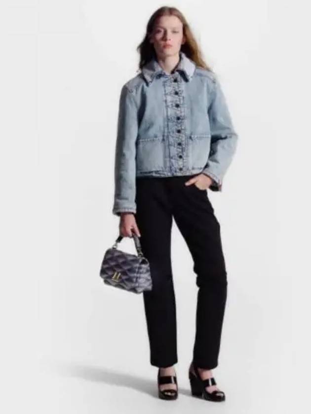 Bleached Denim Boxy Jacket Boutique 1AC4U5 - LOUIS VUITTON - BALAAN 2