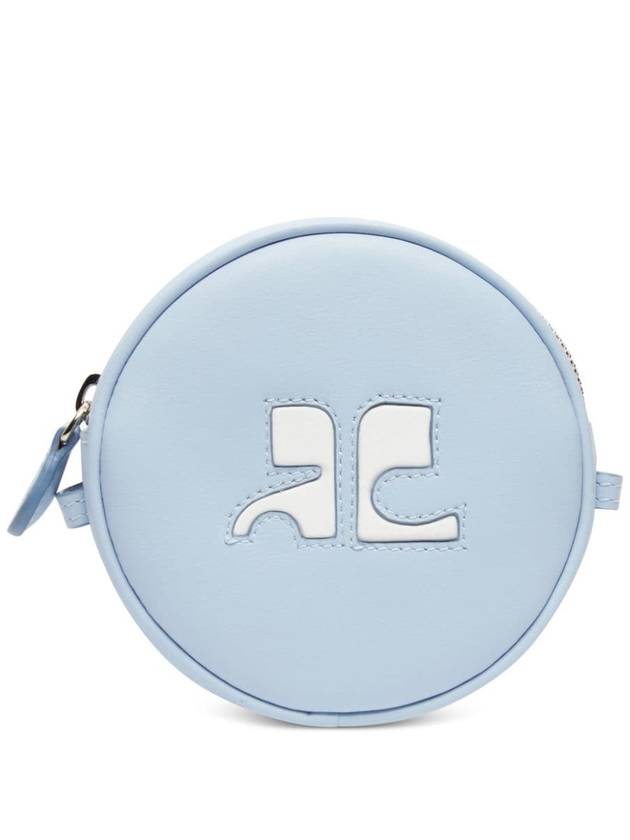 Re-Edition Circle Leather Cross Bag Blue - COURREGES - BALAAN 2