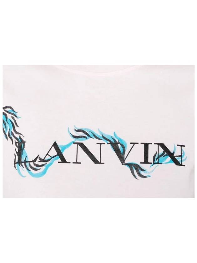 Logo printed short sleeve t shirt - LANVIN - BALAAN 3